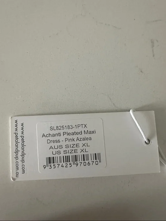 Petal & Pup Red Pink Orange Floral Pleated Maxi Dress - Picture 14 of 14